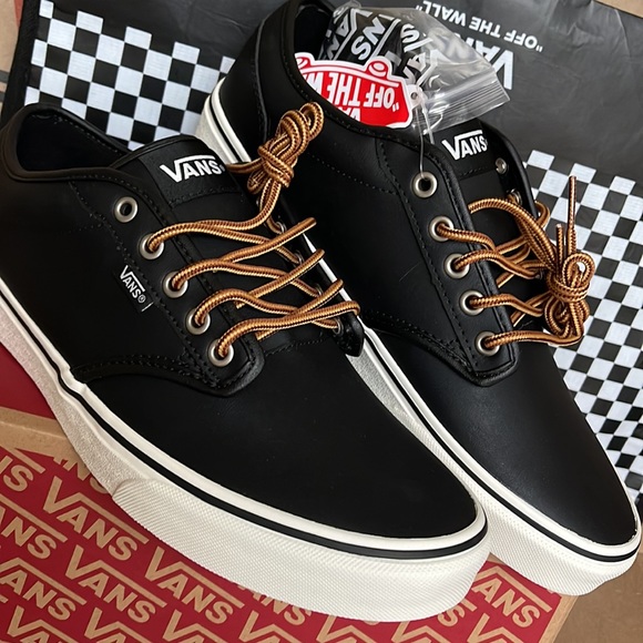 Vans Atwood Leather Black/Marshmallow WMNS sneakers - Picture 8 of 16